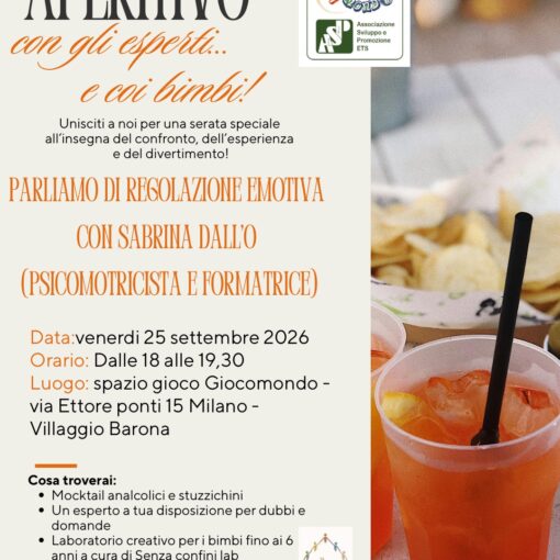 Aperitivo genitori con i bimbi