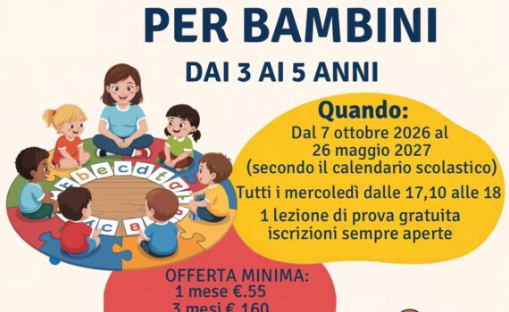Inglese bimbi 3-5anni