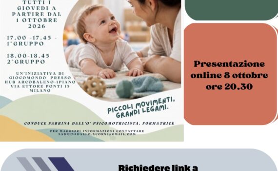 Psicomotricità bimbi 4-9mesi