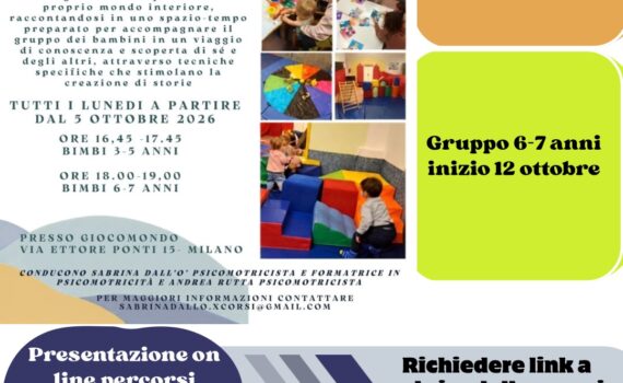 MoviMenti psicomotricità bimbi 3-5/6-7 anni